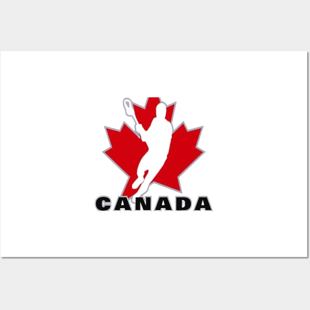 Canada Lacrosse | Sport Wall Art by euror-design